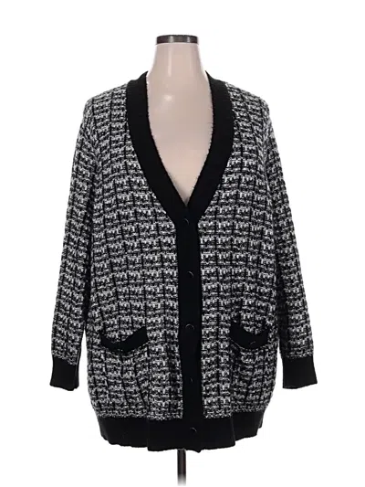 Pre-owned Torrid Cardigan Sweater In Black