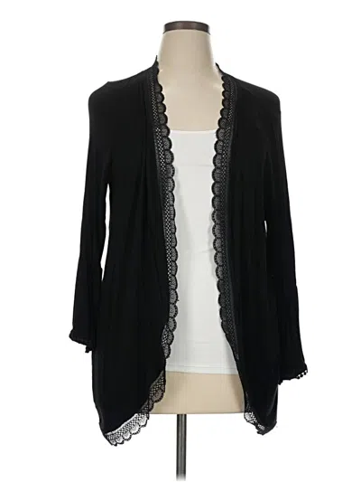 Pre-owned Torrid Cardigan Sweater In Black