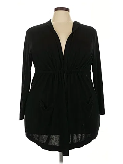 Pre-owned Torrid Cardigan Sweater In Black