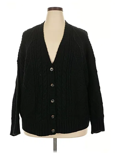 Pre-owned Torrid Cardigan Sweater In Black