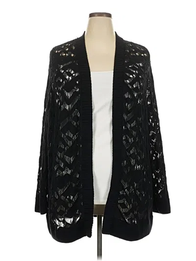 Pre-owned Torrid Cardigan Sweater In Black