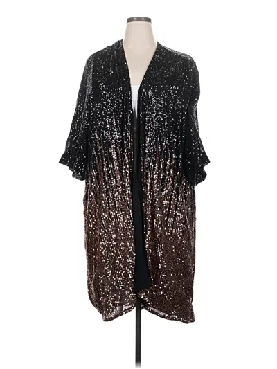 Pre-owned Torrid Cardigan Sweater In Black