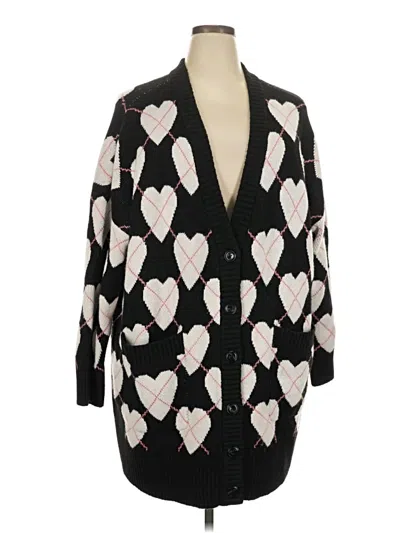 Pre-owned Torrid Cardigan Sweater In Black
