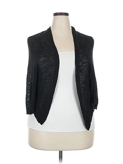 Pre-owned Torrid Cardigan Sweater In Black