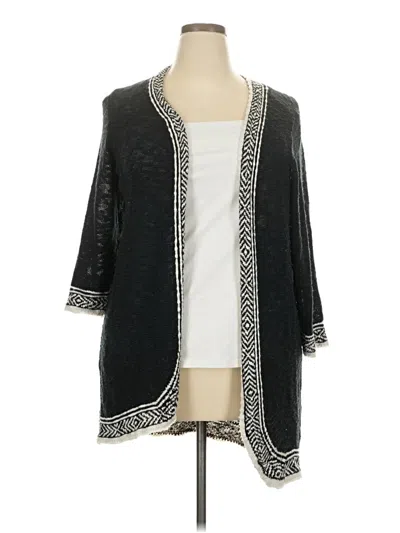 Pre-owned Torrid Cardigan Sweater In Black
