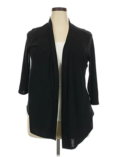 Pre-owned Torrid Cardigan Sweater In Black