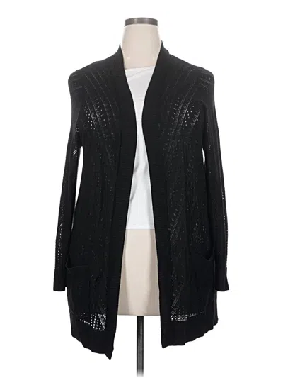 Pre-owned Torrid Cardigan Sweater In Black