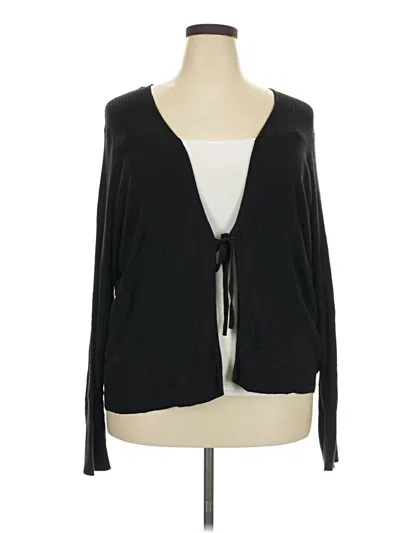 Pre-owned Torrid Cardigan Sweater In Black
