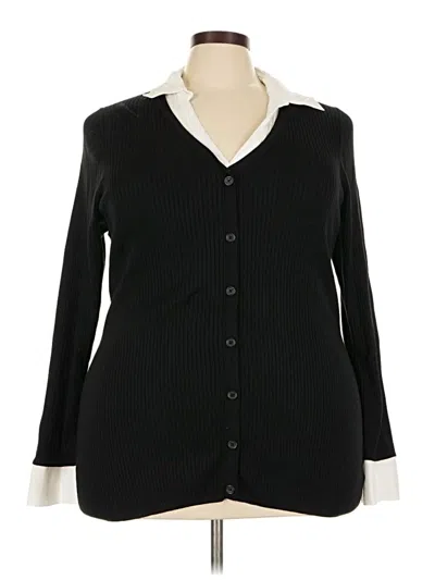 Pre-owned Torrid Cardigan Sweater In Black