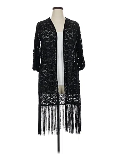 Pre-owned Torrid Cardigan Sweater In Black