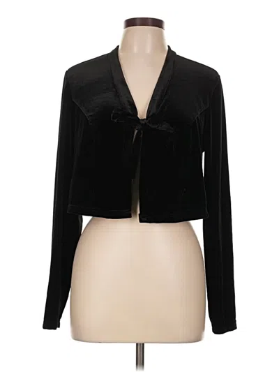Pre-owned Torrid Cardigan Sweater In Black