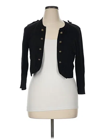 Pre-owned Torrid Cardigan Sweater In Black