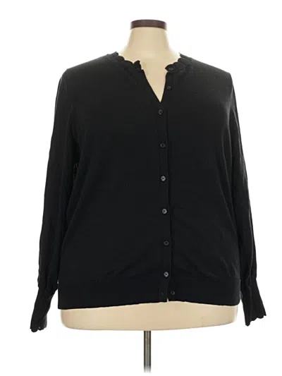 Pre-owned Torrid Cardigan Sweater In Black