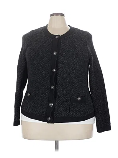 Pre-owned Torrid Cardigan Sweater In Black
