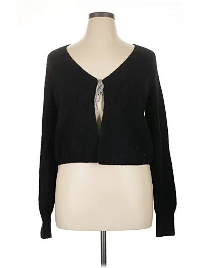 Pre-owned Torrid Cardigan Sweater In Black
