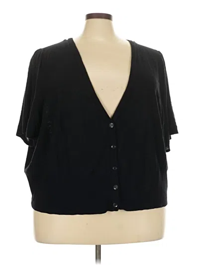 Pre-owned Torrid Cardigan Sweater In Black