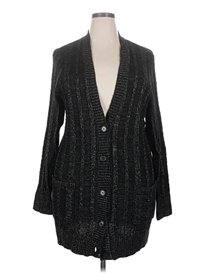 Pre-owned Torrid Cardigan Sweater In Black