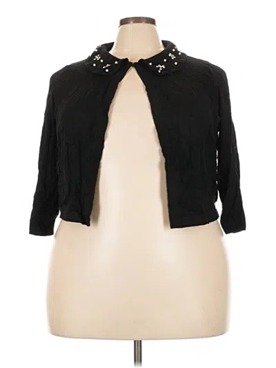 Pre-owned Torrid Cardigan Sweater In Black