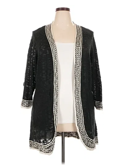 Pre-owned Torrid Cardigan Sweater In Black