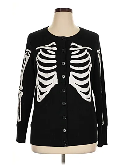 Pre-owned Torrid Cardigan Sweater In Black