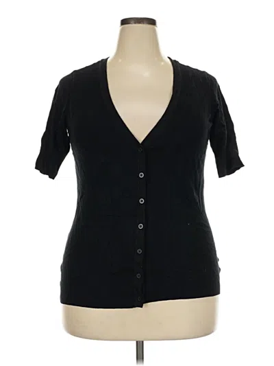 Pre-owned Torrid Cardigan Sweater In Black