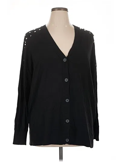 Pre-owned Torrid Cardigan Sweater In Black