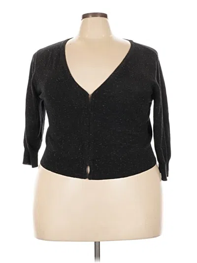 Pre-owned Torrid Cardigan Sweater In Black