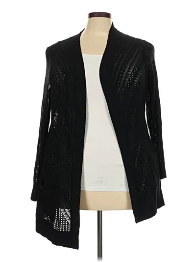 Pre-owned Torrid Cardigan Sweater In Black