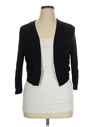 Pre-owned Torrid Cardigan Sweater In Black