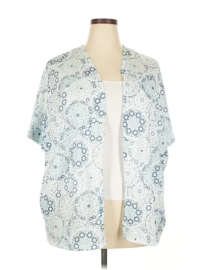 Pre-owned Torrid Cardigan Sweater In Blue