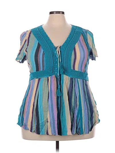 Pre-owned Torrid Cardigan Sweater In Blue