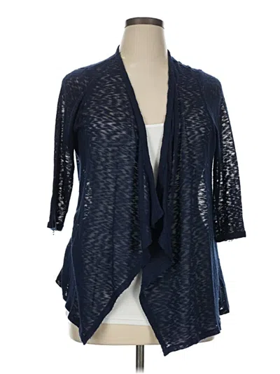 Pre-owned Torrid Cardigan Sweater In Blue