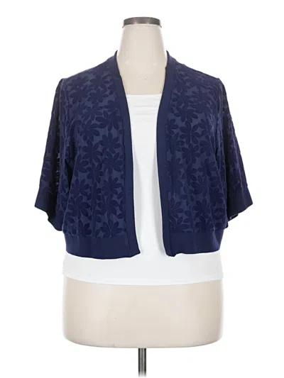 Pre-owned Torrid Cardigan Sweater In Blue