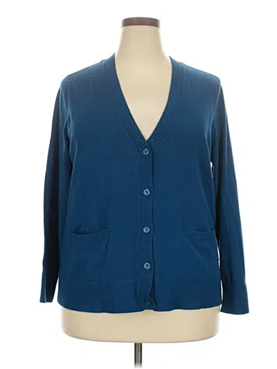 Pre-owned Torrid Cardigan Sweater In Blue