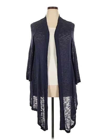 Pre-owned Torrid Cardigan Sweater In Blue