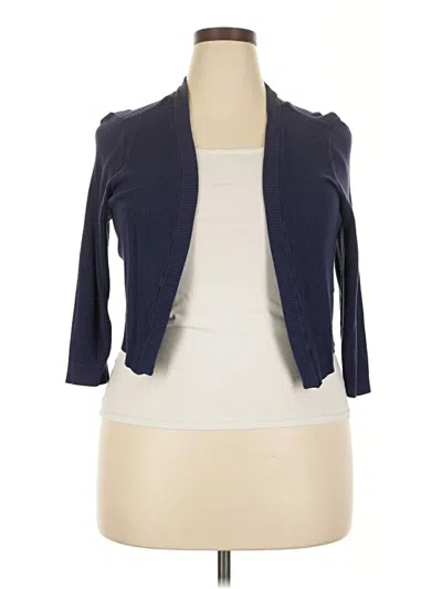 Pre-owned Torrid Cardigan Sweater In Blue