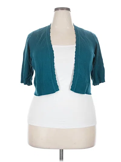 Torrid Cardigan Sweater In Blue