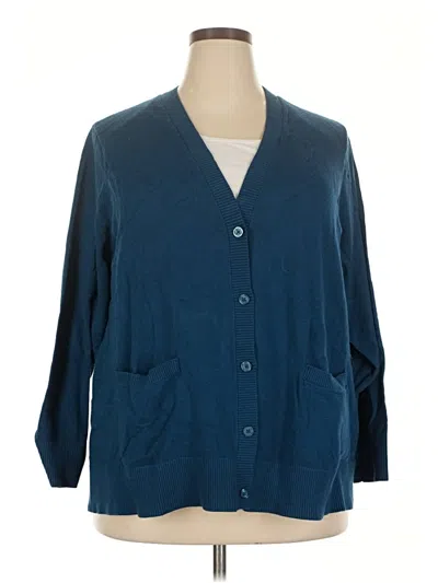 Pre-owned Torrid Cardigan Sweater In Blue