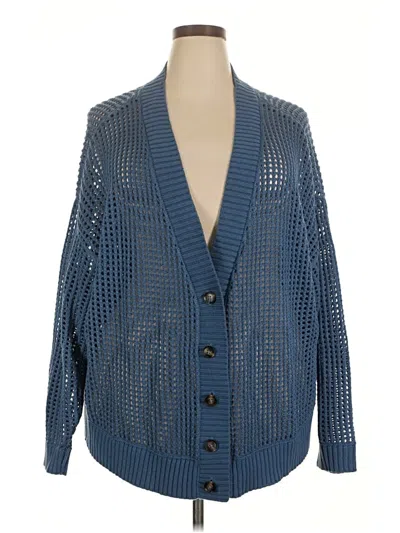 Pre-owned Torrid Cardigan Sweater In Blue