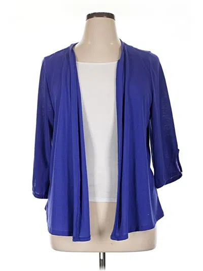 Pre-owned Torrid Cardigan Sweater In Blue