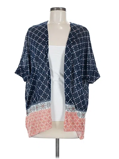 Pre-owned Torrid Cardigan Sweater In Blue