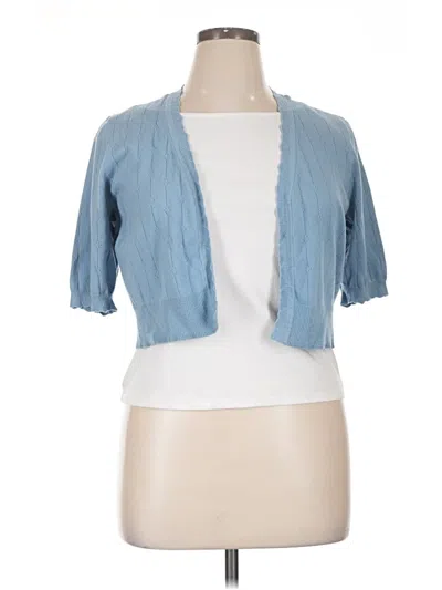 Pre-owned Torrid Cardigan Sweater In Blue