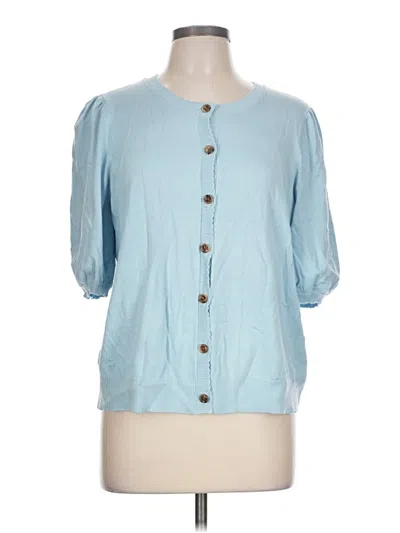 Pre-owned Torrid Cardigan Sweater In Blue