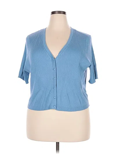 Pre-owned Torrid Cardigan Sweater In Blue
