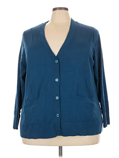 Pre-owned Torrid Cardigan Sweater In Blue