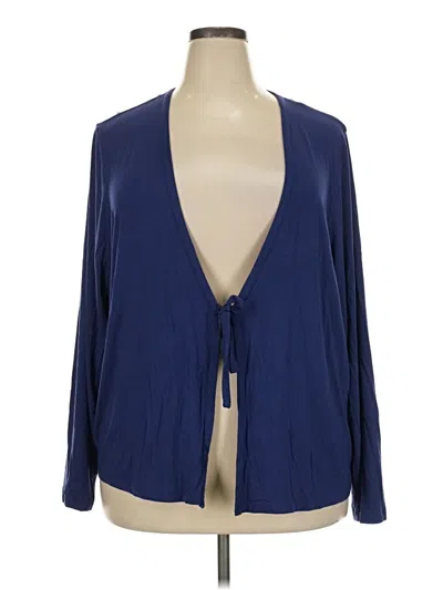Pre-owned Torrid Cardigan Sweater In Blue