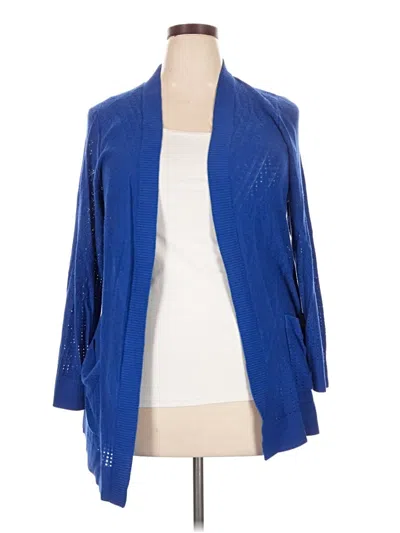 Pre-owned Torrid Cardigan Sweater In Blue