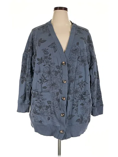 Pre-owned Torrid Cardigan Sweater In Blue
