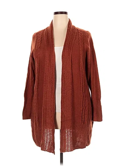 Pre-owned Torrid Cardigan Sweater In Brown