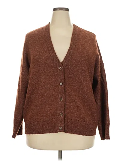 Pre-owned Torrid Cardigan Sweater In Brown